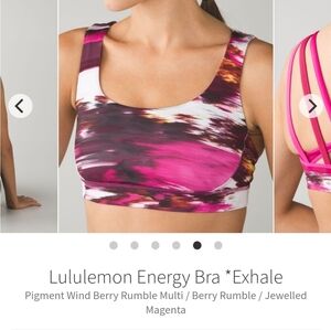 Lululemon Energy Bra *Exhale size 2